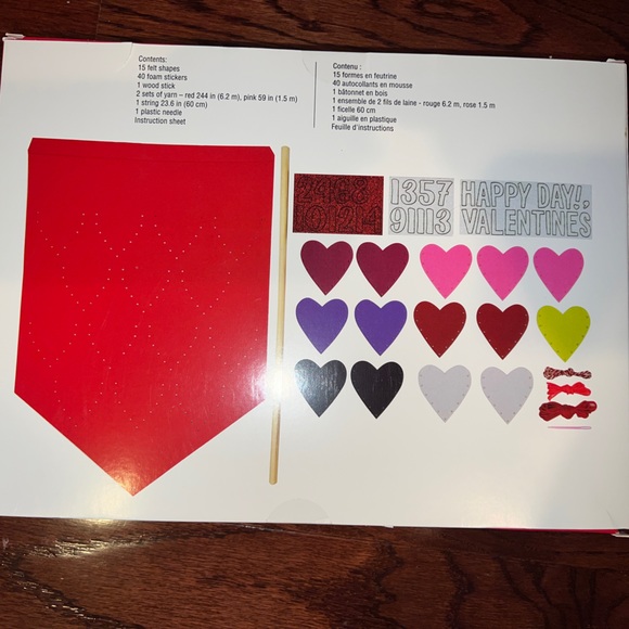 NWT/ new in box Assorted Valentine’s Day crafts/decor from Michael’s - Picture 11 of 12